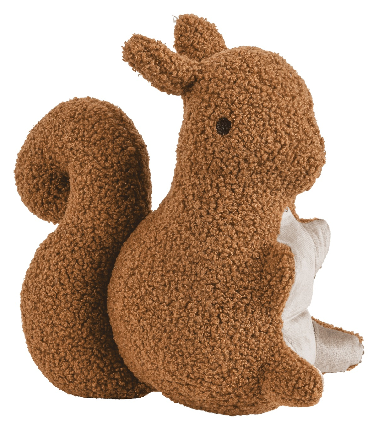 Magma gefülltes Kissen Pineta 'Eichhörnchen' 12 x 23 cm Braun